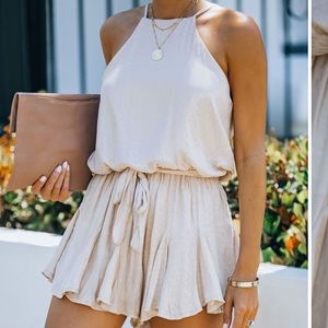 Vici Former flame leopard embossed romper